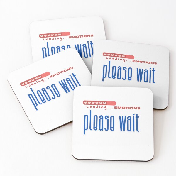 Item preview, Loading emotions - please wait designed and sold by Liv Solara.