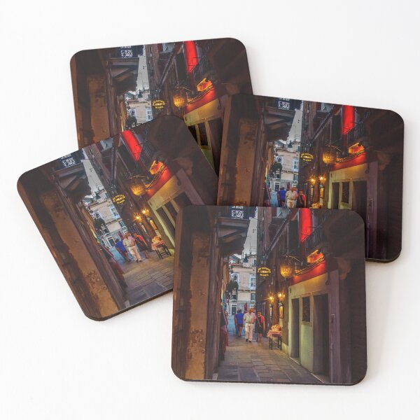 Item preview, Narrow street in Venice at night designed and sold by Steven Weeks.