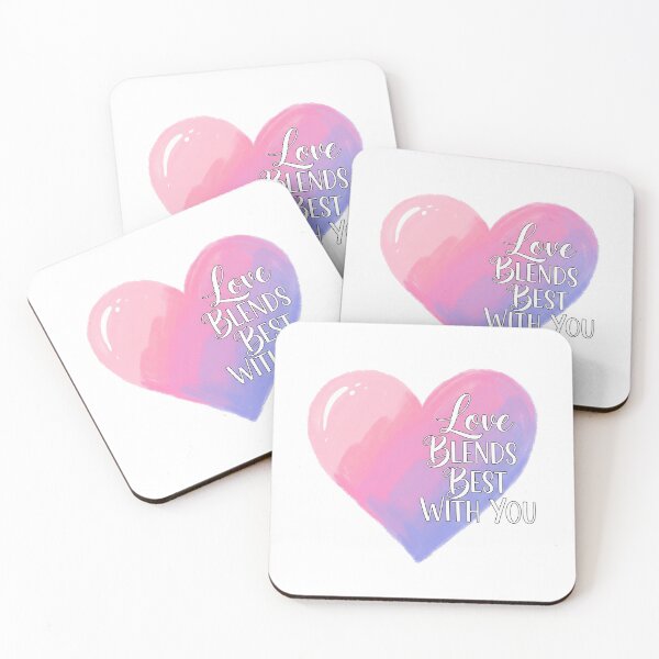 Item preview, Love Blends Best With You Heart designed and sold by Owcomm.
