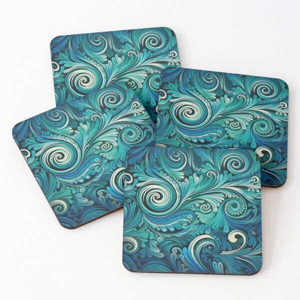 Item preview, New Zealand Māori Paua Pattern Koru Design 450 designed and sold by GrinGalore.