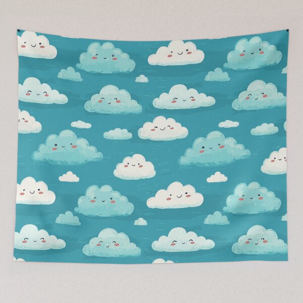 Item preview, Dreamy Clouds Pattern designed and sold by bapupa.