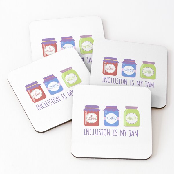 Item preview, Inclusion is my jam. No Judgement, Friendship, Empathy. designed and sold by jazzydevil.