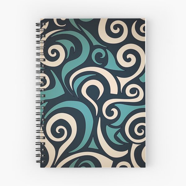 Item preview, New Zealand Māori Paua Pattern Koru Design 451 designed and sold by GrinGalore.