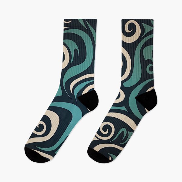 Item preview, New Zealand Māori Paua Pattern Koru Design 451 designed and sold by GrinGalore.