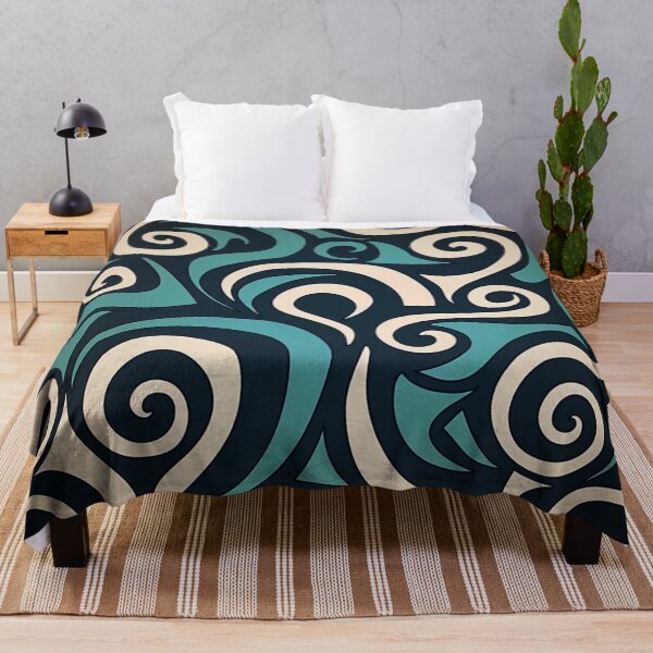 Item preview, New Zealand Māori Paua Pattern Koru Design 451 designed and sold by GrinGalore.