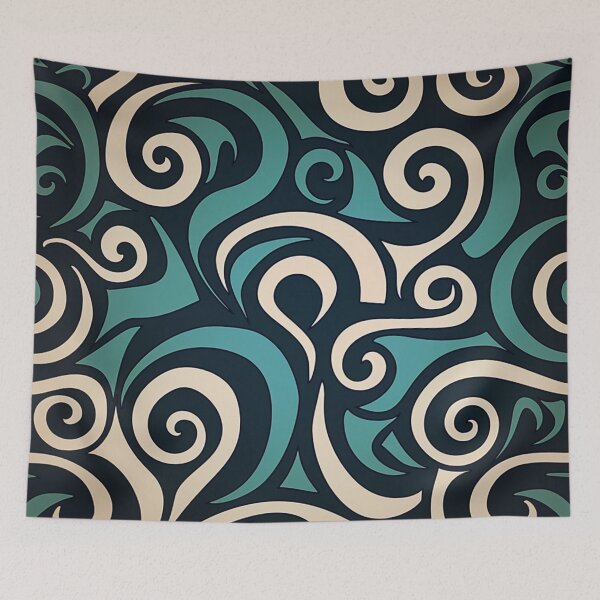 Item preview, New Zealand Māori Paua Pattern Koru Design 451 designed and sold by GrinGalore.