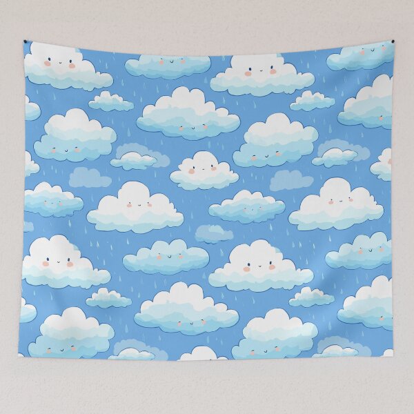 Item preview, Fluffy Clouds Pattern designed and sold by bapupa.
