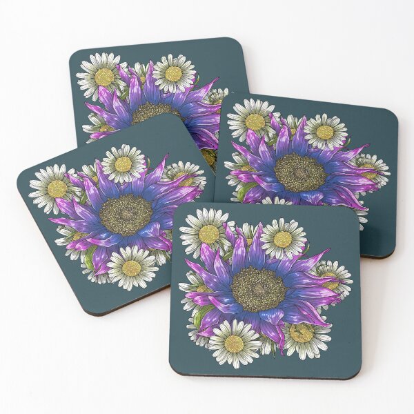Item preview, Bi Sunflower and Daisies designed and sold by Art by Veya.