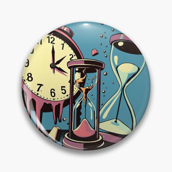 Item preview, Melting Time - Surreal Pop Art Illustration designed and sold by AbdS07.