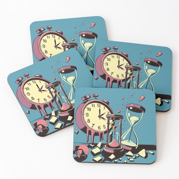 Item preview, Melting Time - Surreal Pop Art Illustration designed and sold by AbdS07.