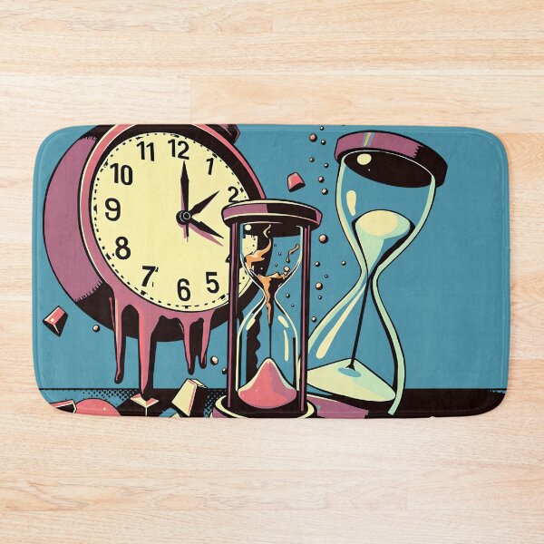 Item preview, Melting Time - Surreal Pop Art Illustration designed and sold by AbdS07.