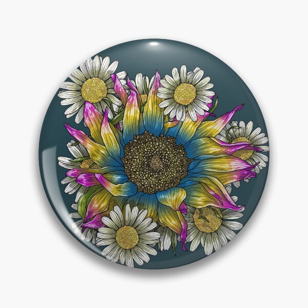 Item preview, Pan Sunflower and Daisies designed and sold by Art by Veya.