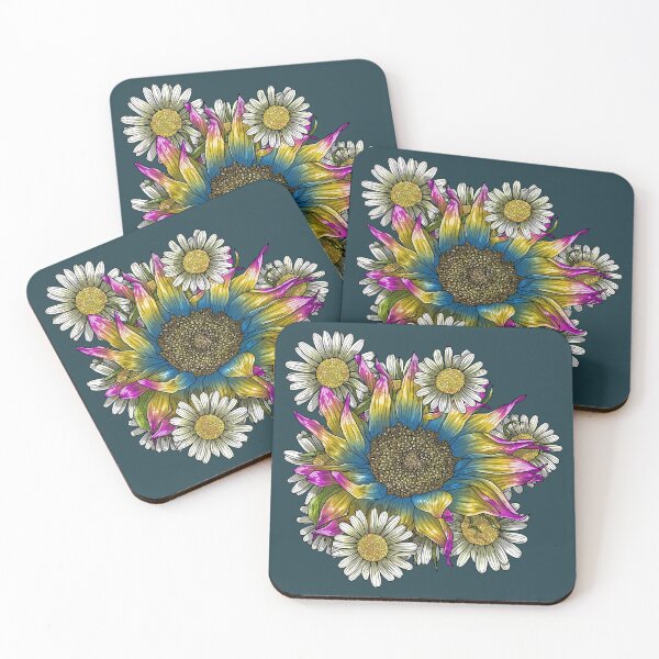 Item preview, Pan Sunflower and Daisies designed and sold by Art by Veya.