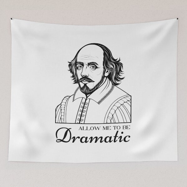 Item preview, Dramatic | Shakespeare Portrait designed and sold by ObsidianDaz.