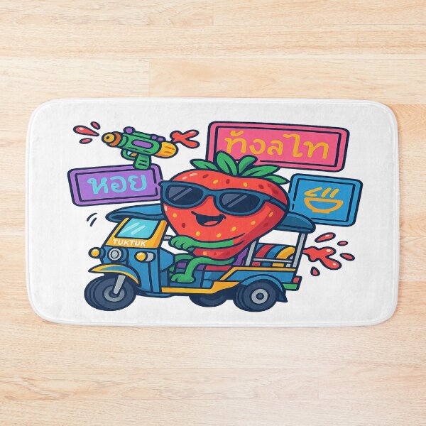Item preview, Bangkok Berry Ride: Strawberry Jams but My Glock Don’t Frog — Funny Meme Tuk Tuk Weapon designed and sold by Globalcitytees.