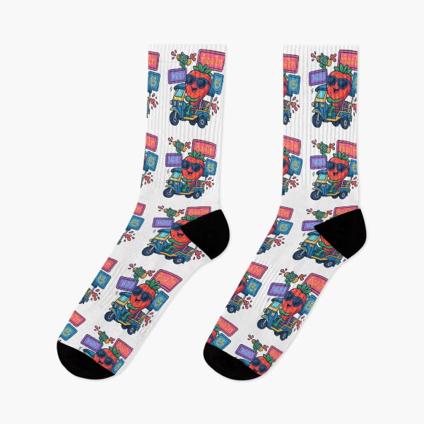 Item preview, Bangkok Berry Ride: Strawberry Jams but My Glock Don’t Frog — Funny Meme Tuk Tuk Weapon designed and sold by Globalcitytees.
