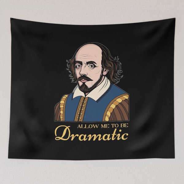 Item preview, Dramatic | Shakespeare Portrait designed and sold by ObsidianDaz.