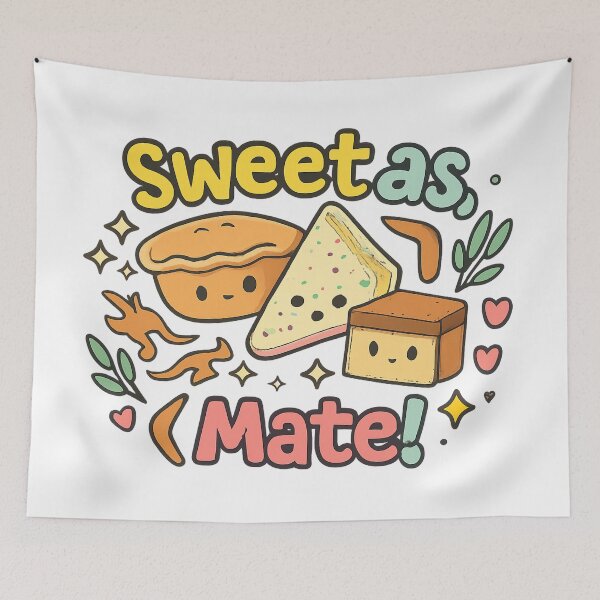 Item preview, Sweet As, Mate! - Cute Kawaii Aussie Food Design designed and sold by POPDOTSHOP.