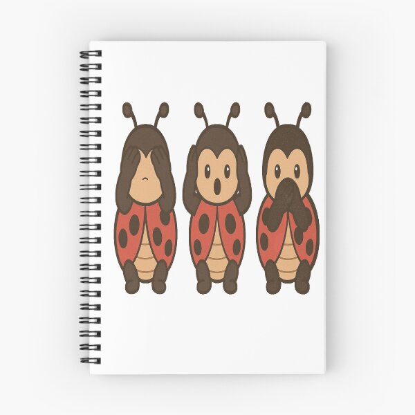Item preview, Three wise Ladybirds see / hear  /speak no evil designed and sold by JamesDunican.