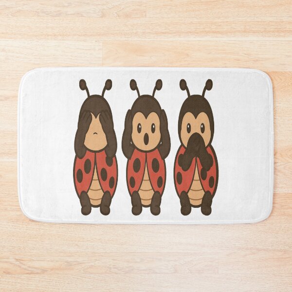 Item preview, Three wise Ladybirds see / hear  /speak no evil designed and sold by JamesDunican.