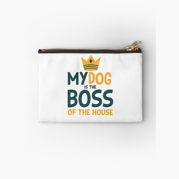 Item preview, My Dog Is the Boss of the House - Funny Dog Shirt designed and sold by Just You Tee | Say It Loud, Wear It Proud.