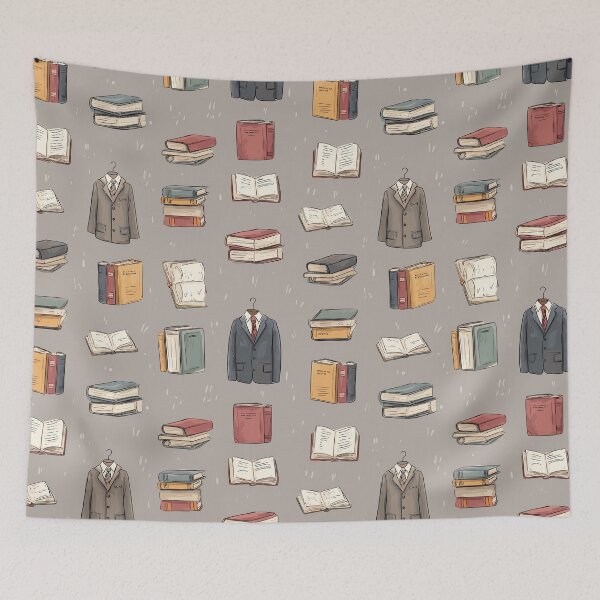 Item preview, Vintage Dark Academia Pattern designed and sold by bapupa.