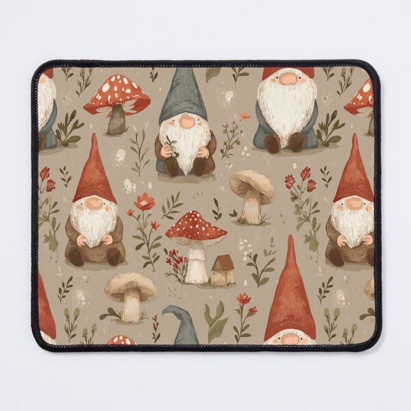 Item preview, Whimsical Gnome Pattern designed and sold by bapupa.