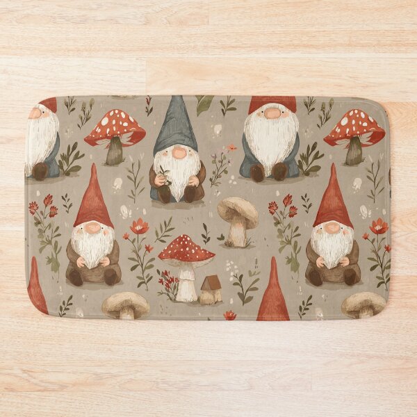 Item preview, Whimsical Gnome Pattern designed and sold by bapupa.