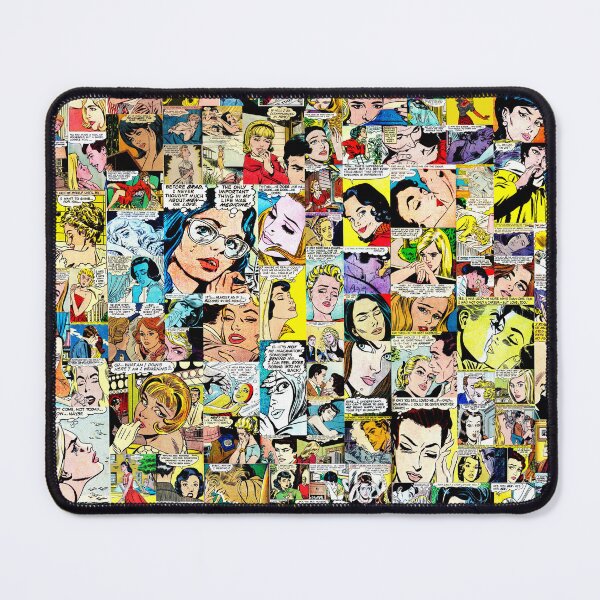 Item preview, Retro romance comic collage designed and sold by hangmeart.