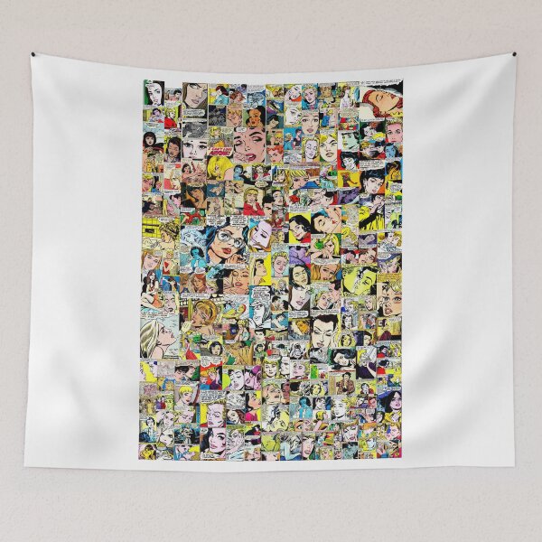 Item preview, Retro romance comic collage designed and sold by hangmeart.
