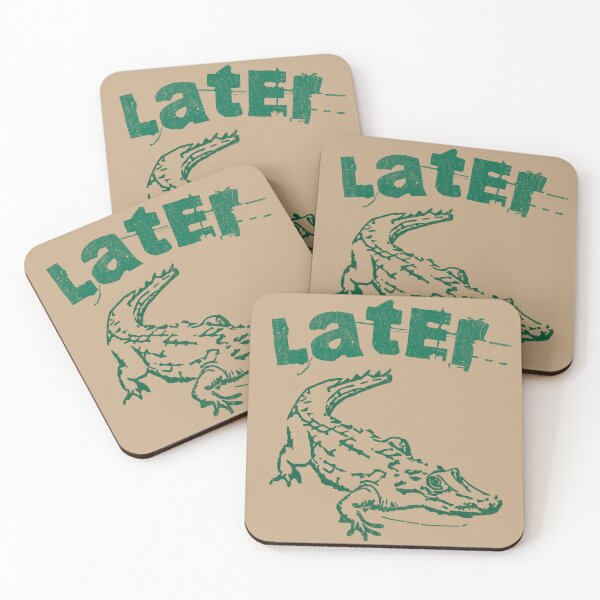 Item preview, Later Alligator – Distressed Retro Reptile Graphic designed and sold by donwillisjrart.