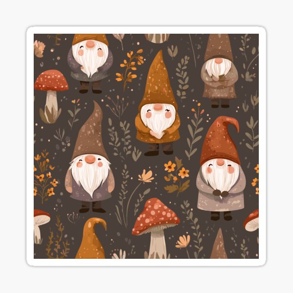 Item preview, Cute Gnome Pattern designed and sold by bapupa.