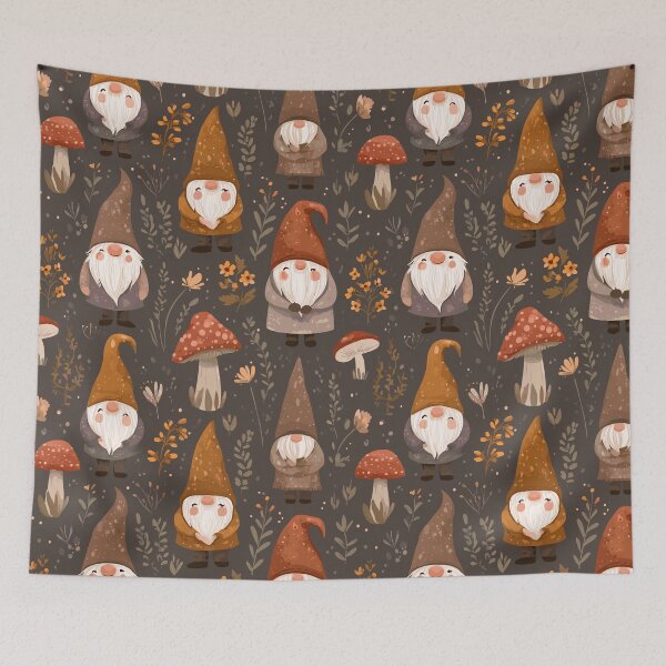 Item preview, Cute Gnome Pattern designed and sold by bapupa.