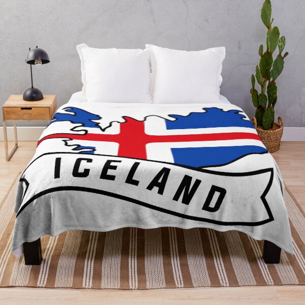 Item preview, Iceland flag map designed and sold by Wolagno.