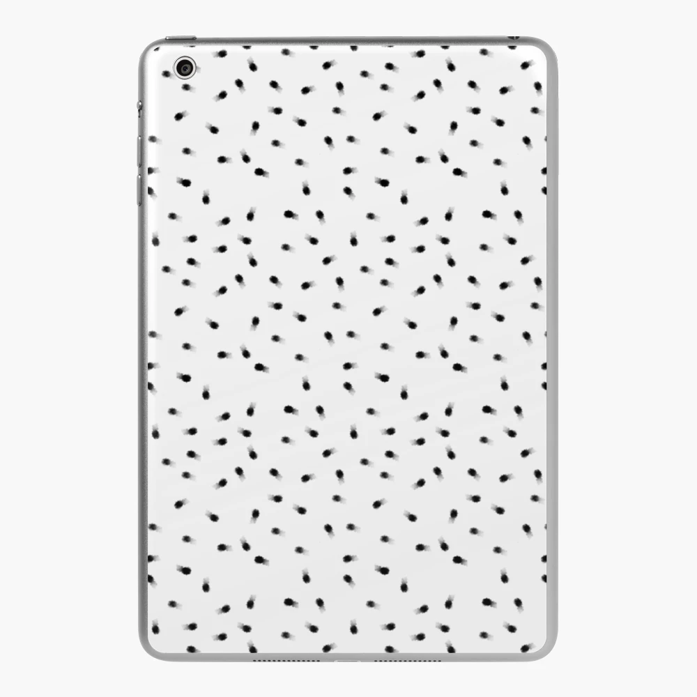 Black Painted Dots on White Pencil Case - TCR6124