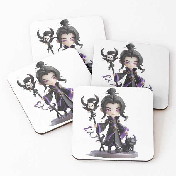 Item preview, Chibi Hades | Lord of the Dead with Shadow Spirits designed and sold by GoldenChiArt.