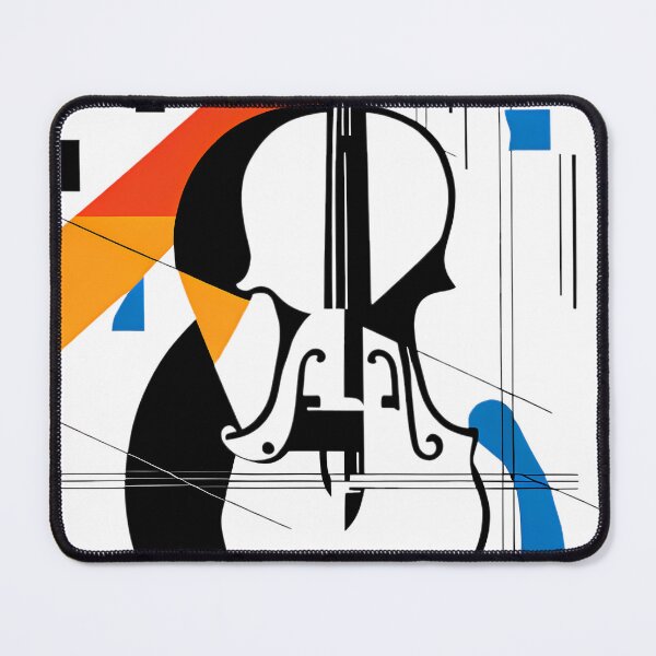 Item preview, Abstract Violin Sticker – Classical Instrument Art – Music Lover Vinyl Decal designed and sold by Vibranta Studio.