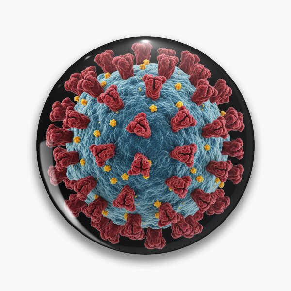 Item preview, Microscopic View of SARS-CoV-2 (COVID-19) Virus designed and sold by Cloud-Riders.