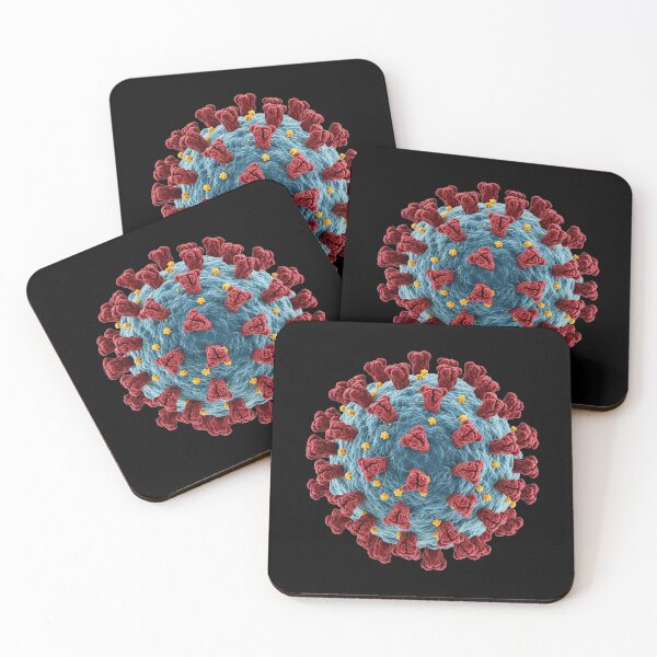 Item preview, Microscopic View of SARS-CoV-2 (COVID-19) Virus designed and sold by Cloud-Riders.