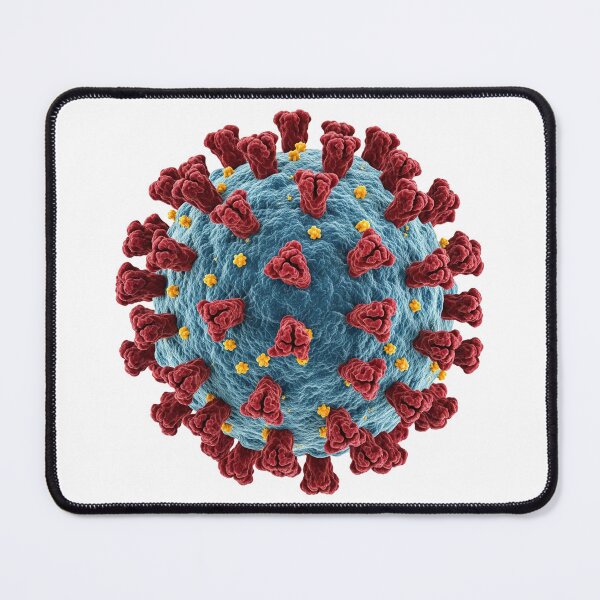 Item preview, Microscopic View of SARS-CoV-2 (COVID-19) Virus designed and sold by Cloud-Riders.