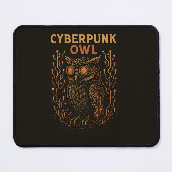 Item preview, Cyberpunk Owl – Vintage Circuitry Design designed and sold by VoidBloom Studio.