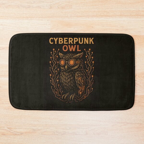Item preview, Cyberpunk Owl – Vintage Circuitry Design designed and sold by VoidBloom Studio.