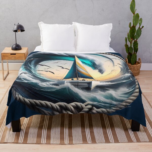 Item preview, Catamaran Sailing Sticker – Nautical Ocean Adventure – Sailing Boat Vinyl Decal designed and sold by Vibranta Studio.