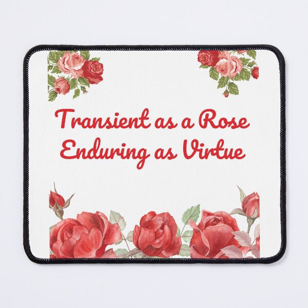 Item preview, Transient as a Rose, Enduring as Virtue | Stoicism, Stoic Mindset for Inner Power designed and sold by LexaArtworks.