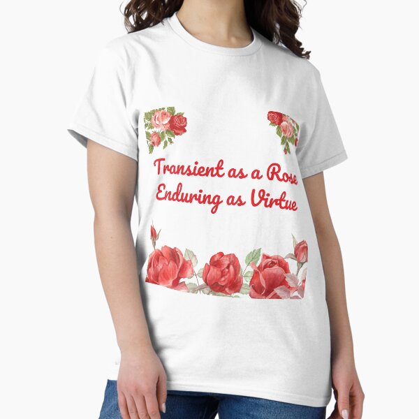 Aperçu de l'œuvre Éphémère comme une rose, durable comme une vertu | Stoïcisme, état d'esprit stoïcien pour la puissance intérieure créée et vendue par LexaArtworks.