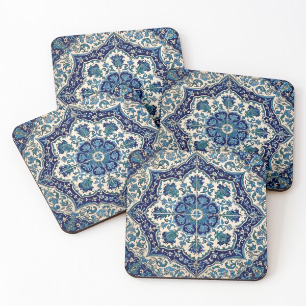 Item preview, Geometric Turkish Tile Arabic Art Pattern designed and sold by GrinGalore.