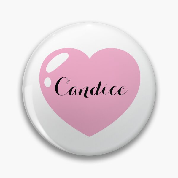 Item preview, Candice Name with Pink Heart  designed and sold by Monika Howarth.