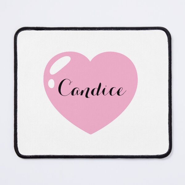 Item preview, Candice Name with Pink Heart designed and sold by Monika Howarth.