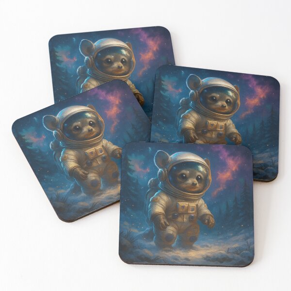Item preview, Cosmic Panda – Adorable Astronaut Explorer designed and sold by AIUnfiltered.