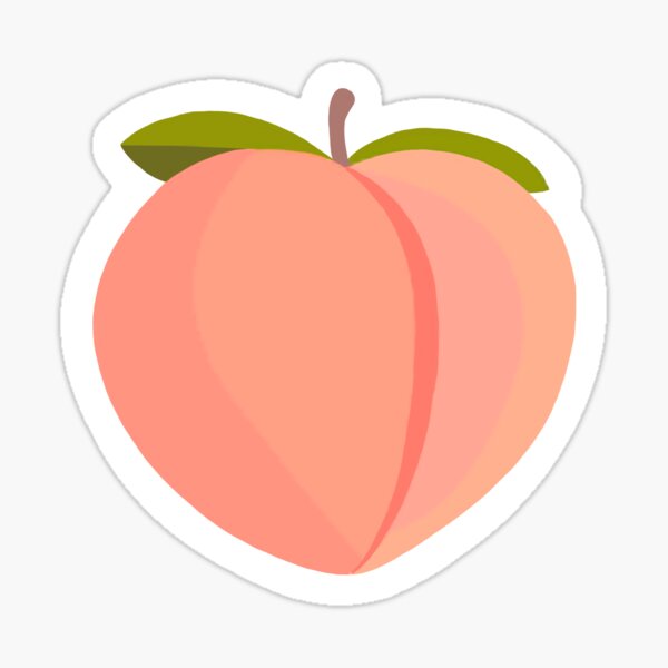 Item preview, Peach emoji  designed and sold by Splendid Scibbles.